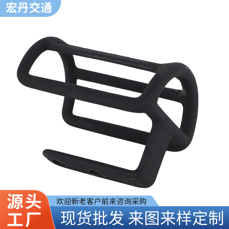 健身车水壶架 动感单车铝合金水壶架金属架健身车配件PVC浸塑加工
