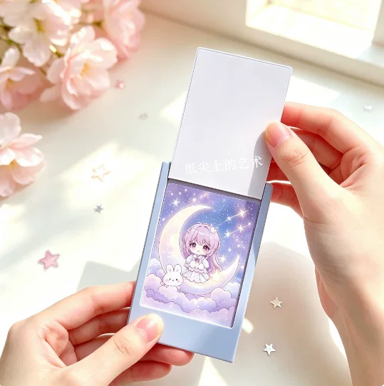 2D children's anime mini cards, mini blind boxes, cross-border tear-off cards, tear-off fun, custom tear-off pieces