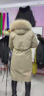 長款皮草派克服