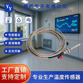 K型热电偶探头温度传感器测温配件冰箱太阳能水温水位传感器