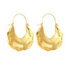 Retro golden metal earrings, European style, wholesale