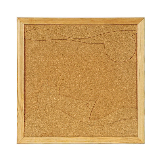 Customized Stereo Pattern Cork Board Amazon Same Style Home Wall Hanging Photo Wall Decorative Board Photo Frame Note Board