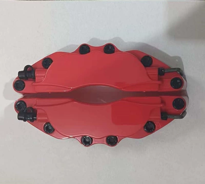 Car Modification Wheel Hub Cover Decoration, Brake Cover, 3D Brake Decoration, Caliper Cover, Caliper Cover in Large, Medium, and Small Sizes (Brake caliper cover) - red-small-size