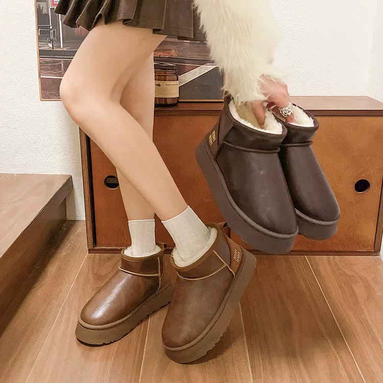 Winter non-slip ski high warm boots platform, wholesale