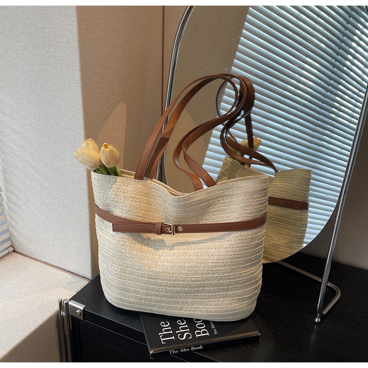 Straw Bag Designer Bucket Bag Adjustable Shoulder Strap Crossbody Bag Shoulder Satchel Ins Beach Bag Retro Bag Straw Bag Designer Bucket Bag Adjustable Shoulder Strap Crossbody Bag Shoulder Satchel Ins Beach Bag Retro Bag