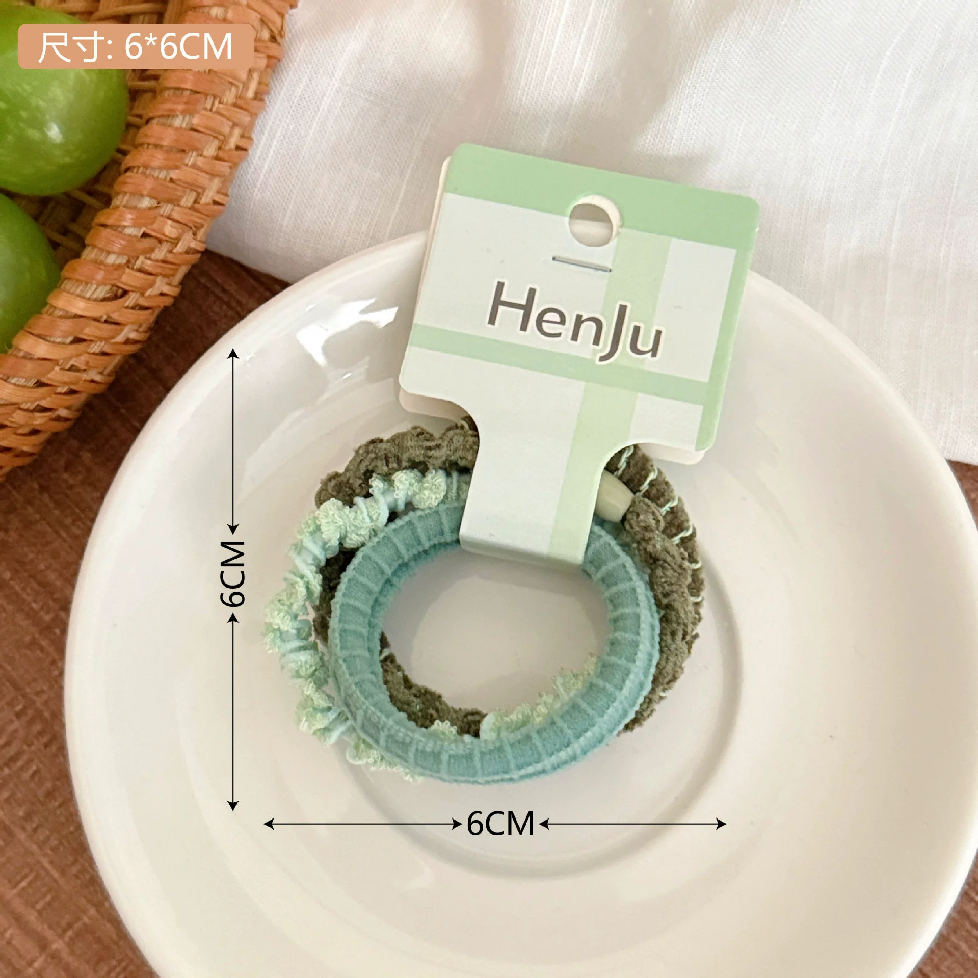 Свежая хвостик, эластичный прочный милый резинка для волос, аксессуар для волос