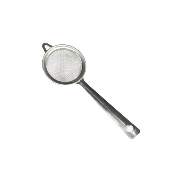 Stainless steel wide-brimmed oil grid colander mesh leakage diameter 5.5cm oil fishing 30 mesh oil filter