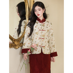 新中式改良旗袍2025新款红色敬酒服新娘女结婚订婚宴礼服裙年轻款