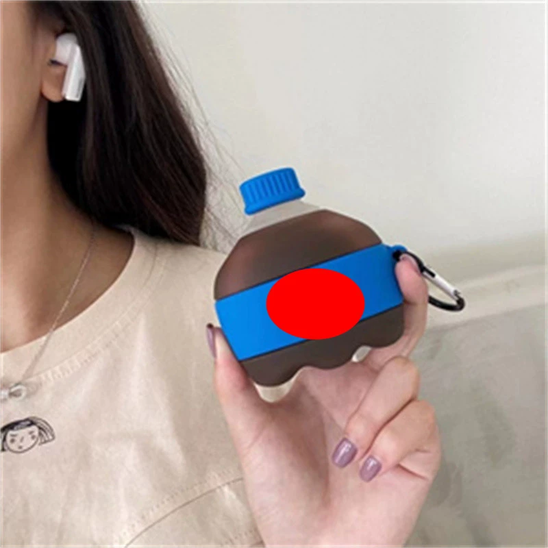 Силиконовый защитный чехол для Apple AirPods (3-е поколение) — дизайн мультгероя, зацепляющий или хвост, беспроводная совместимость