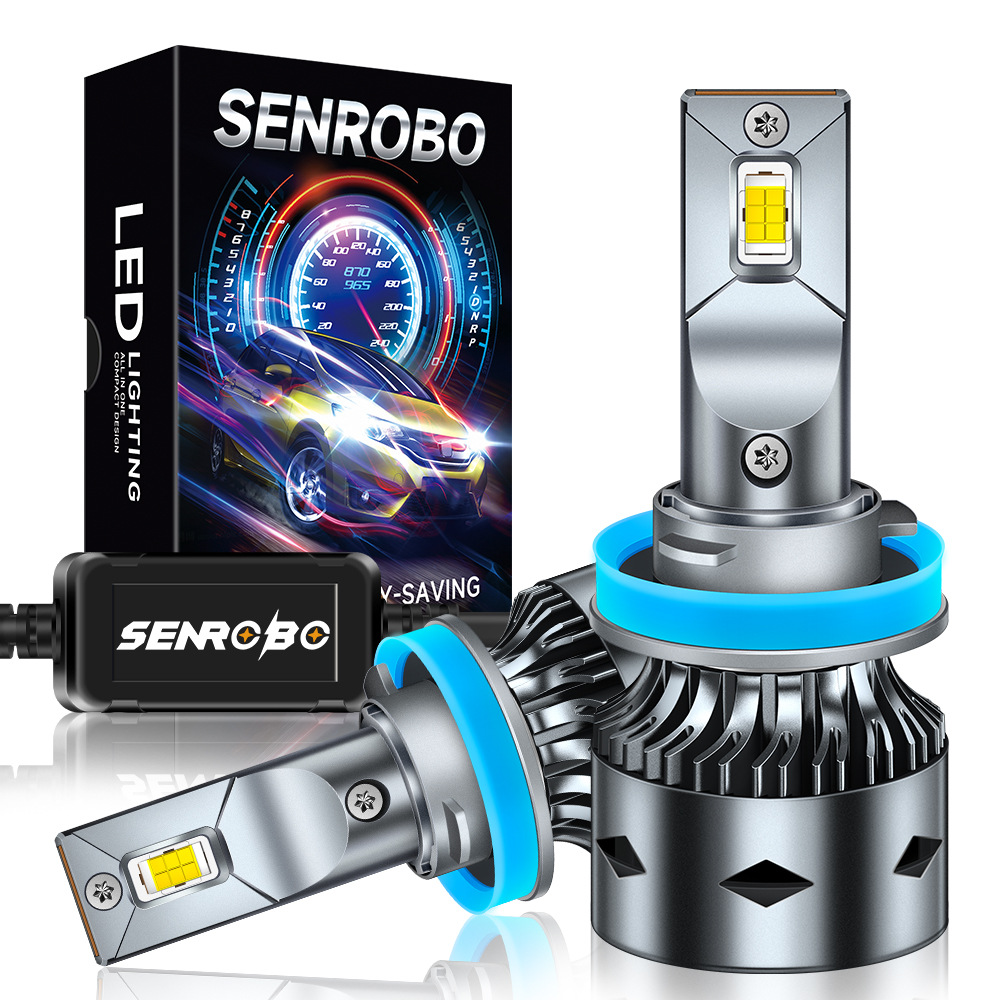 Faros LED de coche transfronterizos H7 H1 H11 Super brillante H4 faros de coche modificados 9005 9006 image 1