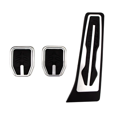 Suitable for Bmw 2020 3 Series 4 Series Anti-Slip Special Accelerator and Brake Pedal Concept Model Stainless Steel Modification (Dekorativ pedal başlıqları) - manual