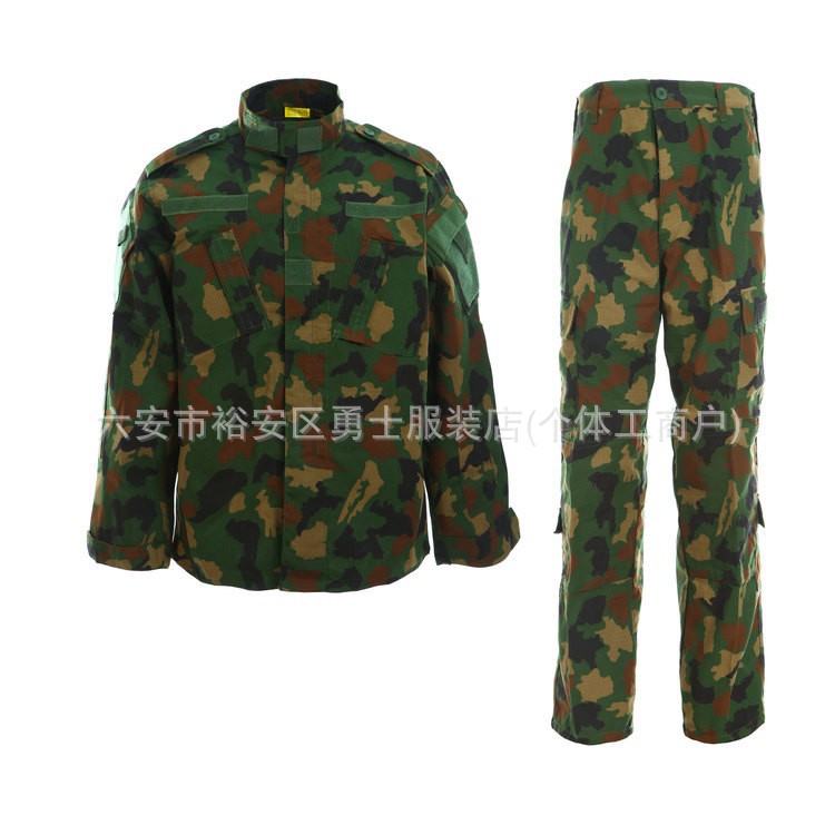 Trajes de camuflaje negros transfronterizos para hombres al aire libre tácticos trajes de entrenamiento resistentes al desgaste herramientas primavera y otoño fabricantes al por mayor