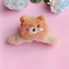 Cartoon demi-season doll, plush cute crab pin, hair accessory, Korean style