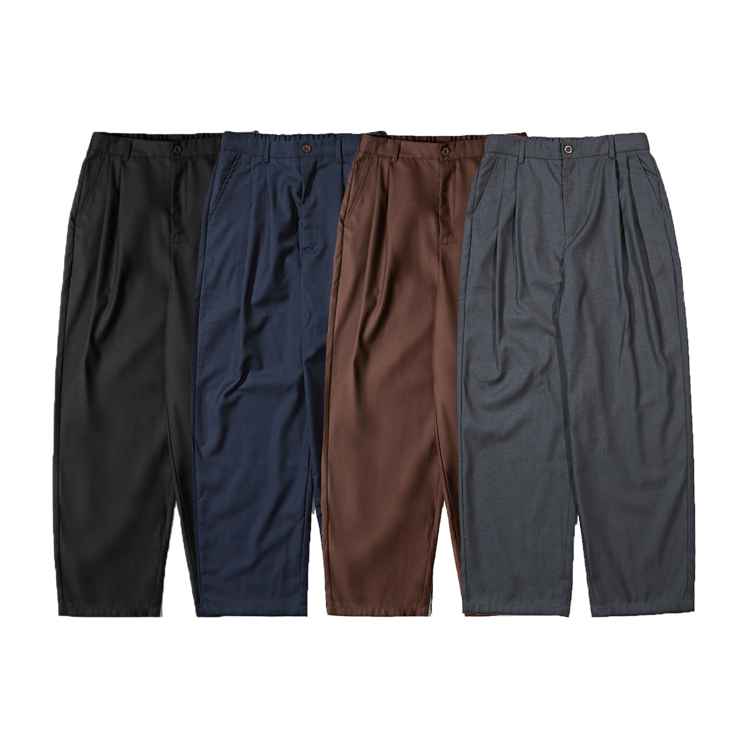 City Fanpin 2025 Spring New Men's Pants Elastic Casual