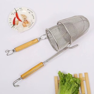 Stainless Steel Malatang Long and Short Handle Korean Style Powder Hedge Hotel Kitchen Hedge Cooking Noodle Soup Colander