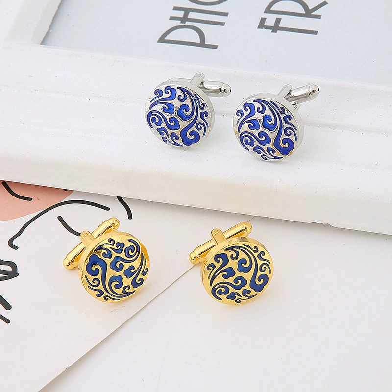 Синяя-белая модная рубашка, Aliexpress, французский стиль