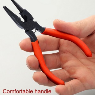 Factory Direct Supply Red Twist Nose Pliers 13cm-1 Piece DIY Jewelry Small Handle Pliers Accessories Vise