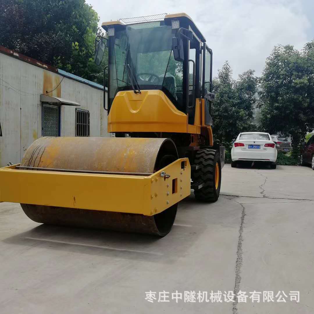 3.5吨单钢轮座驾压路机 3.5T振动压路机 3吨半压实机