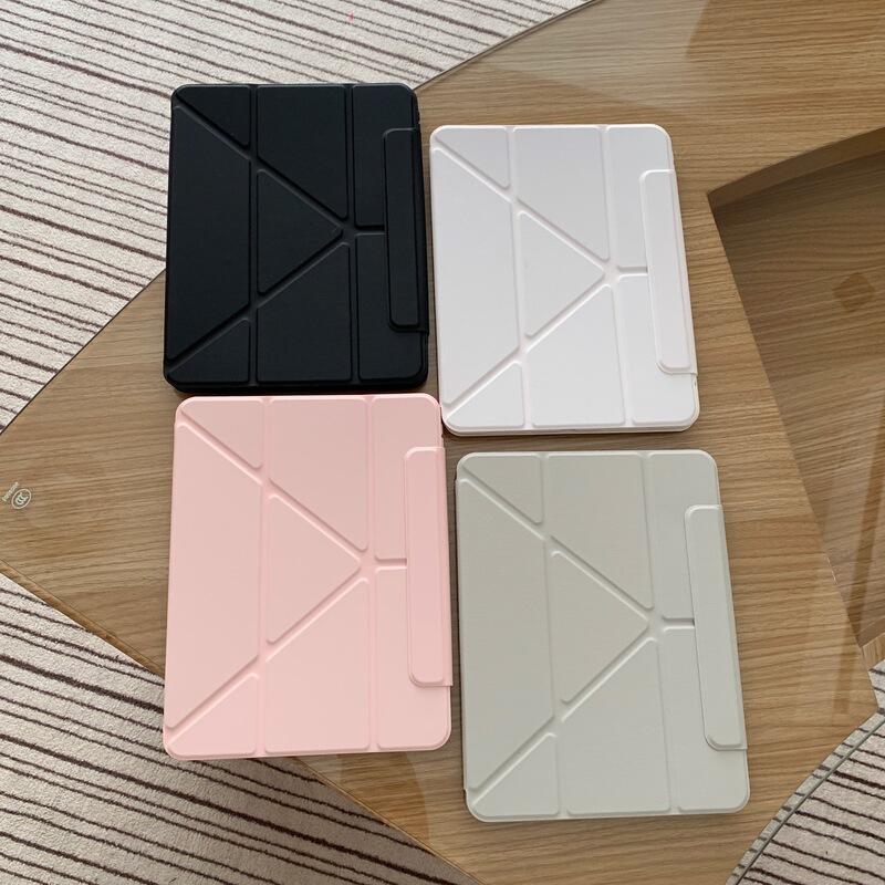 Casual Pure Color Magnetic Separation iPad Pro11 2024 Tablet Case Acrylic Air5 Protective Case Holder Light and Thin Casual Pure Color Magnetic Separation iPad Pro11 2024 Tablet Case Acrylic Air5 Protective Case Holder Light and Thin