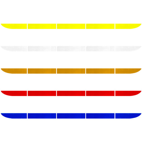Car rear reflective stickers night warning car reflective personalized body stickers trunk bumper trunk stickers