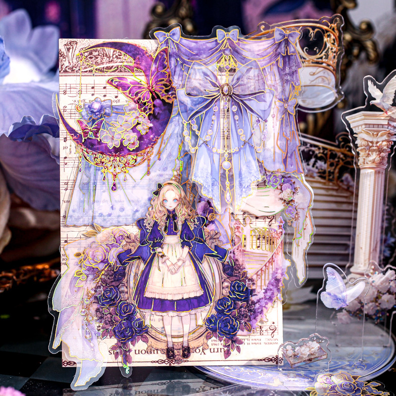 Paquete de pegatinas de tirado Serie Xiaobi Ga Cuentas manuales para estudiantes Material de bricolaje Película de corte Pegatinas de paisajismo 3D divertidas