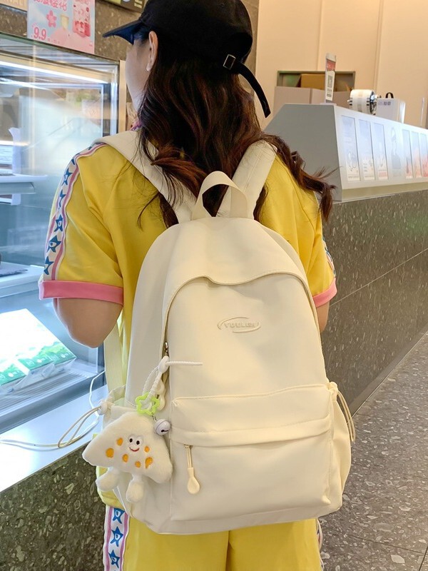 日本インカジュアルキャンパス小さなスクールバッグ女子中学生大学生バックパック軽量防水旅行バックパックトレンディ|undefined