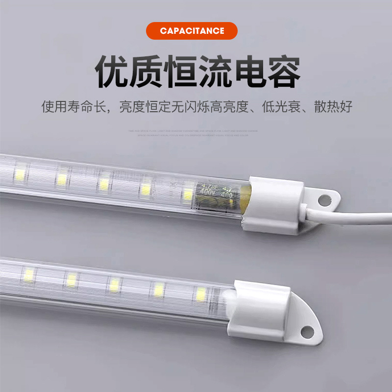 220v alta luz anticongelante LED refrigerador exhibición impermeable niebla refrigerador iluminación frutas tienda refrigerador luz