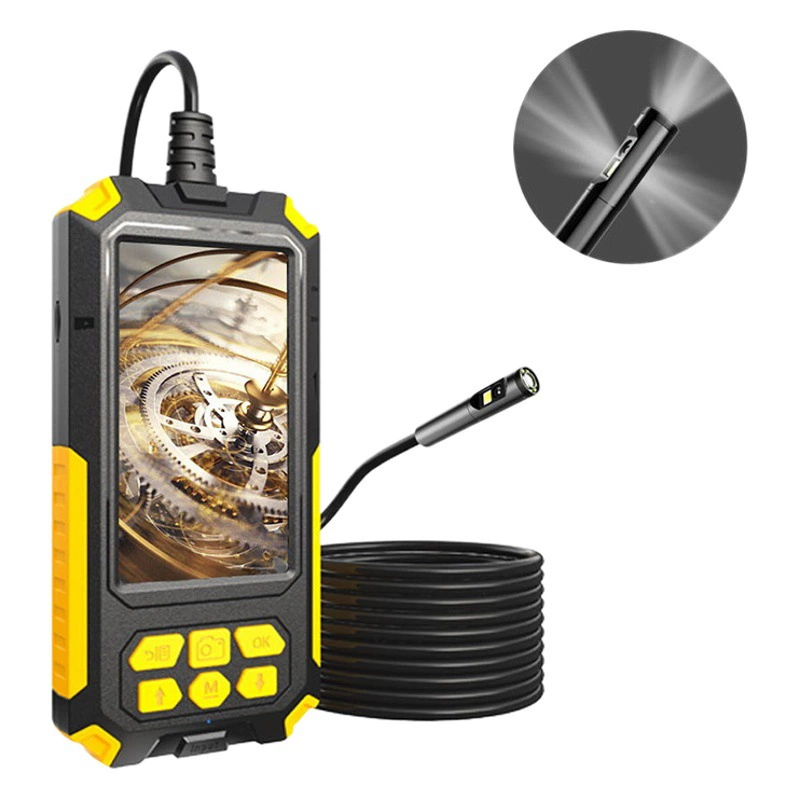 4,5-дюймовый экран IPS с тремя объективами эндоскоп 1080P HD двойной дисплей P50 промышленный трубопровод водонепроницаемый эндоскоп