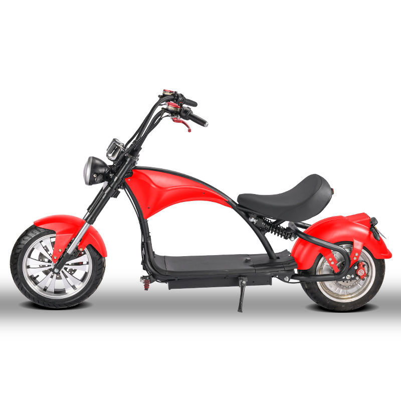 Export wide tire two-wheeled scooter electric car Harleigh electric scooter citycoco bike