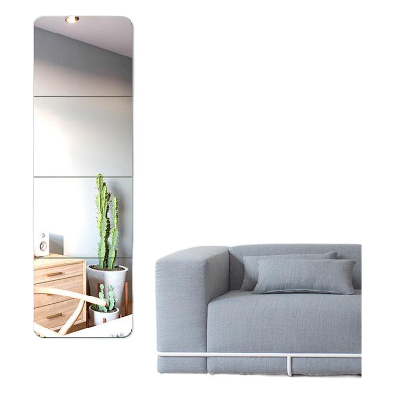 Full body dressing mirror frameless floor stitching mirror dormitory floor stitching mirror fitting mirror support one-piece delivery