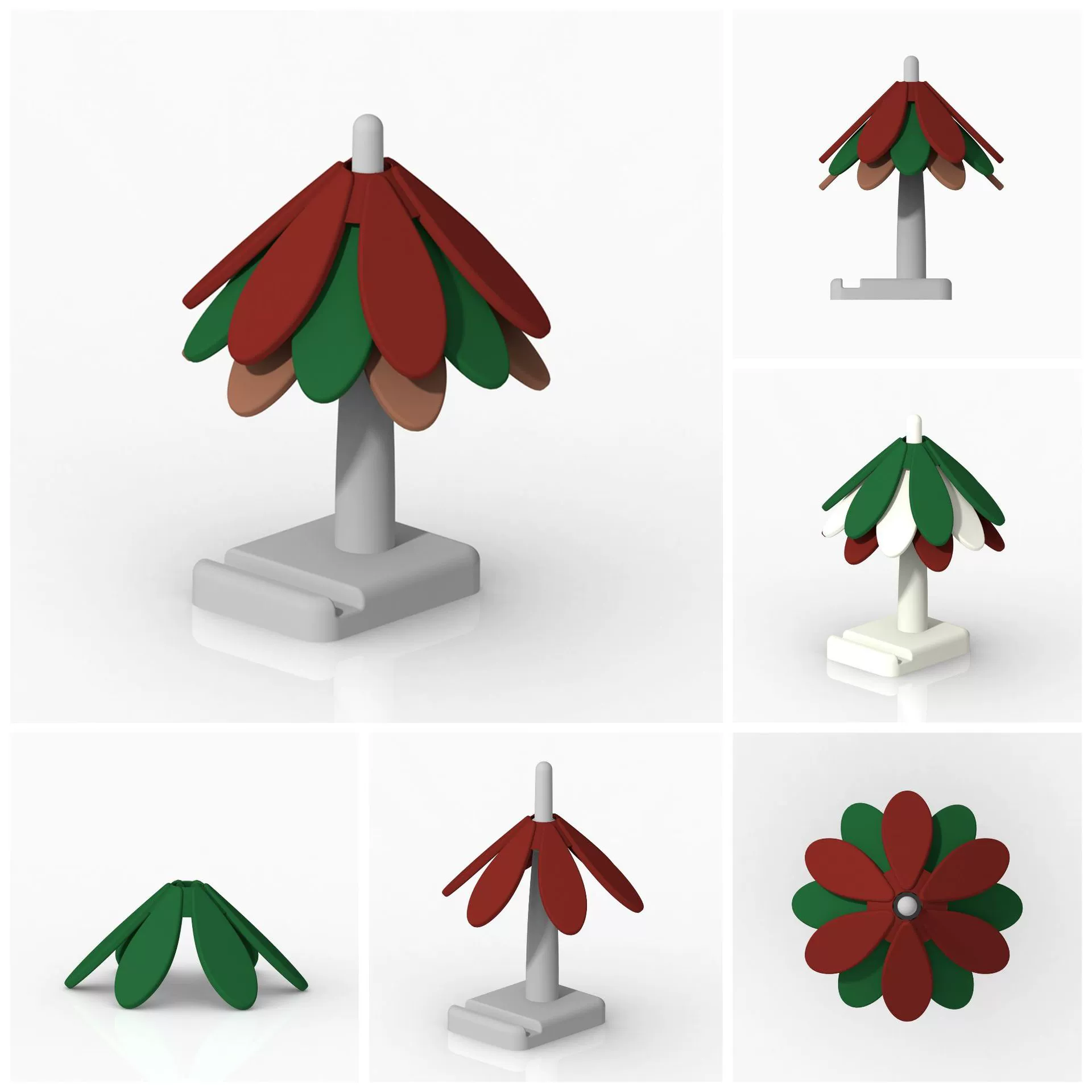 Рождественская елка Складной теплоизоляционный коврик креативный силиконовый анти-горячий коврик