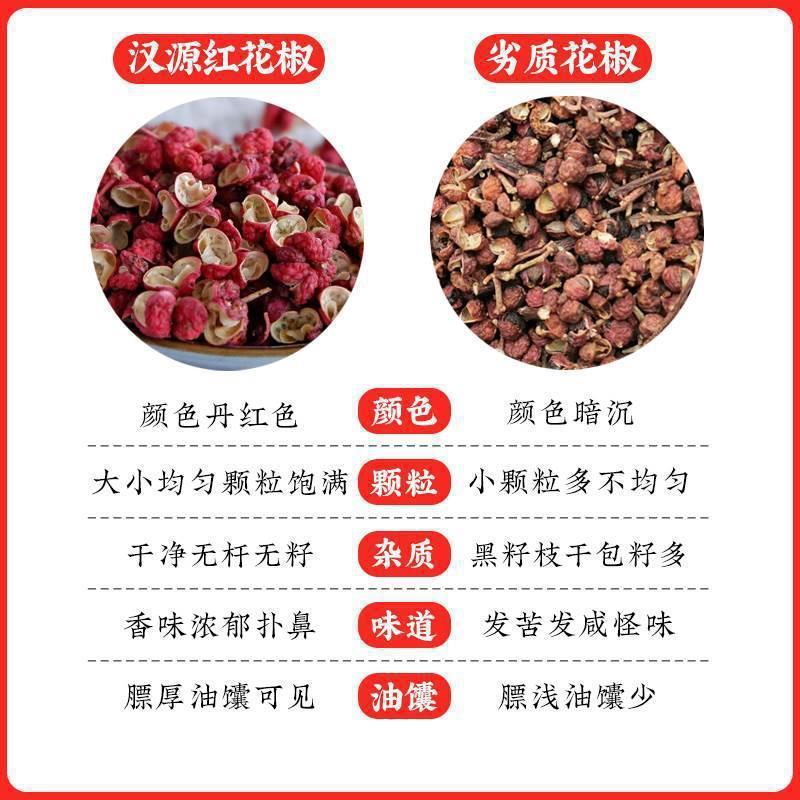 四川漢源特級大紅袍山椒 500g 公式旗艦店 麻椒食用赤山椒バルク|undefined