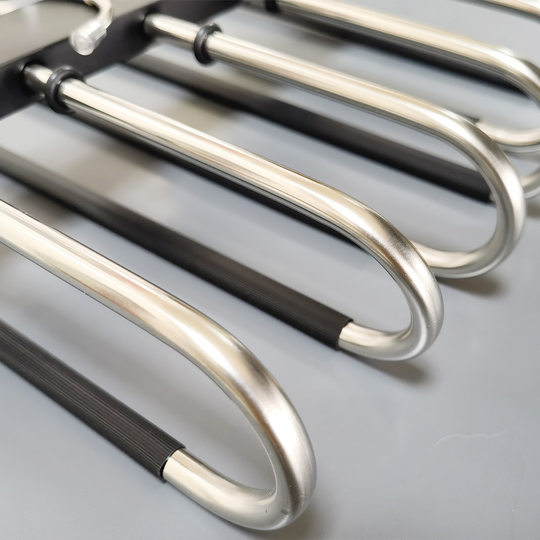 201 Stainless Steel Trouser Rack Round Tube Magic Multi-Functional Trouser Rack Steel Pipe Finished Semi-Finished Product Welded Seam Slitting Tube