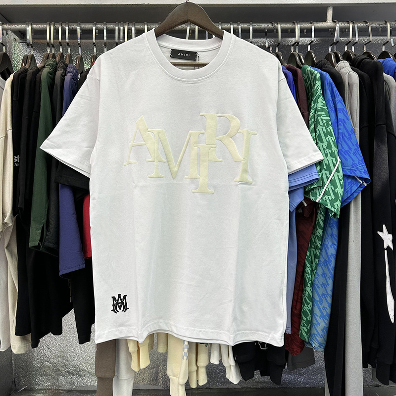 AM1R1 ICON小衆潮牌平和鳩アルファベットプリント丸首ゆるい半袖tシャツ男女カップル半袖|undefined