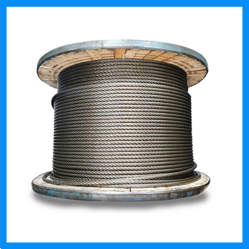 锻打钢丝绳 6K36钢芯面接触钢丝绳扁丝起重8K36钢芯线接触 钢丝绳