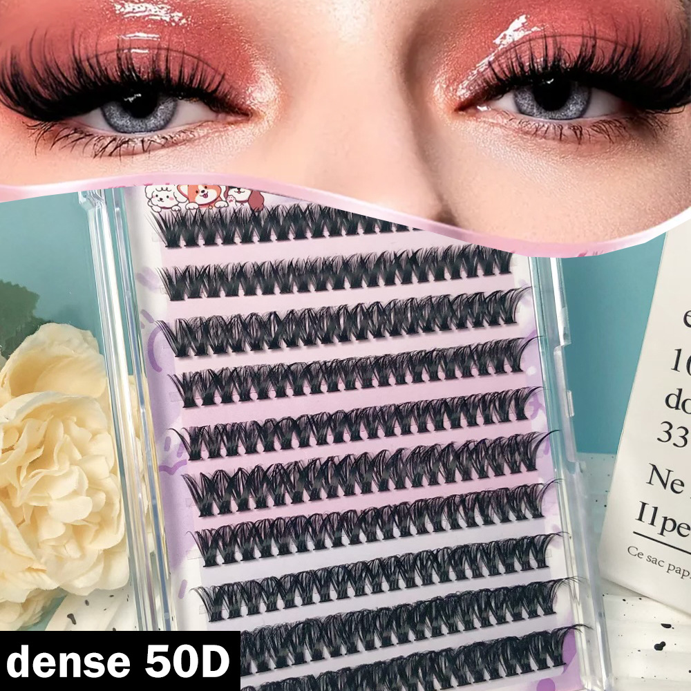 Comercio exterior pestañas colección densa 30D40D50D gran capacidad serie FD cabello gripe europea y americana un solo rango de cabello