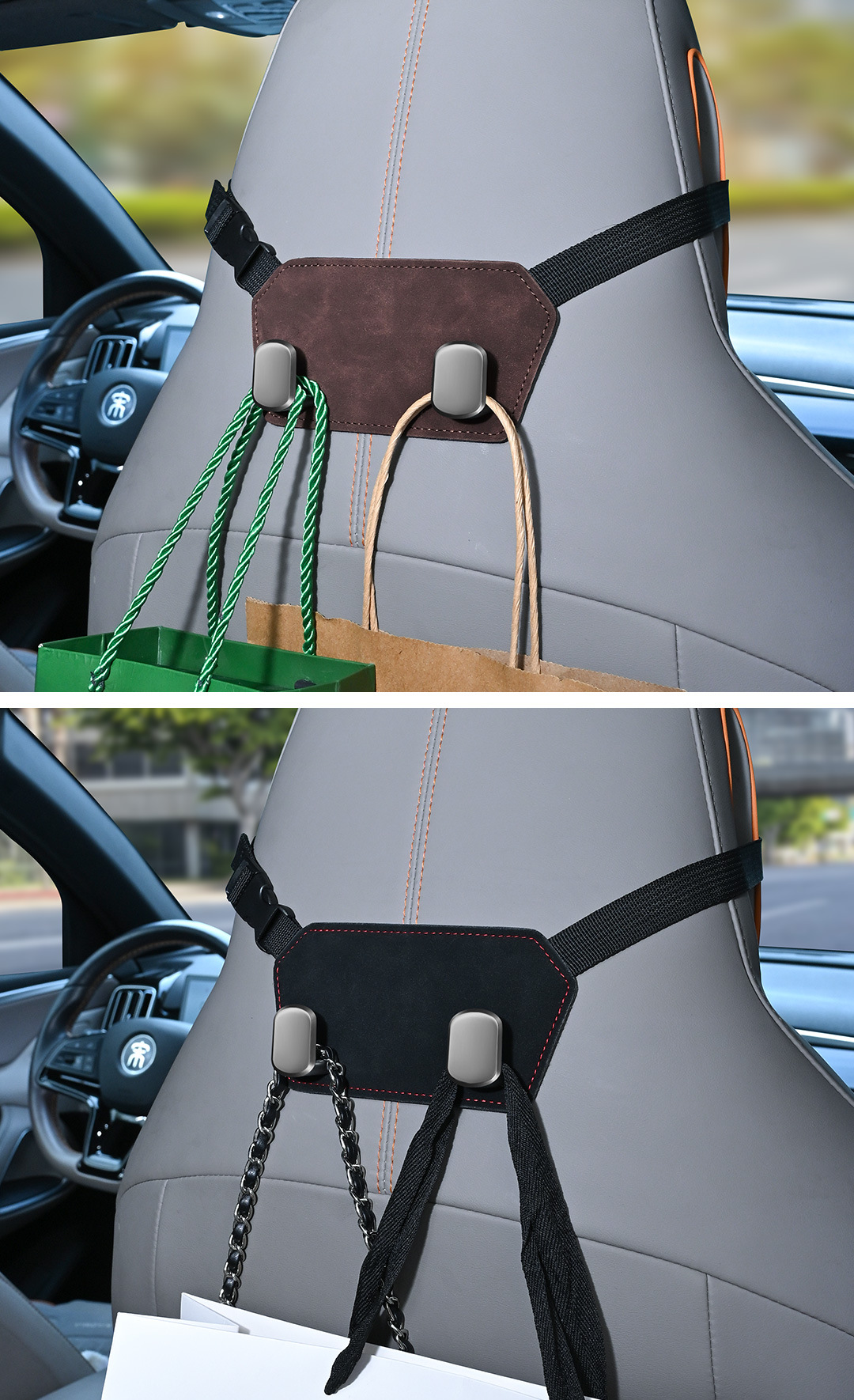 Car Hook, Vehicle Storage Hook, Integrated Hook for Electric Vehicles, Dedicated Hook for the Back of the Sporty Seat