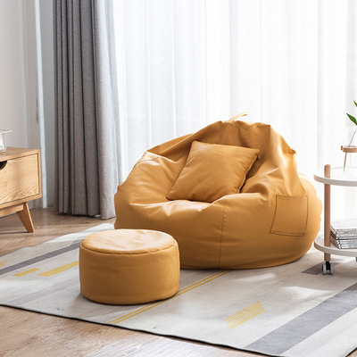 超大可拆洗網紅懶人沙發臥室小戶型可愛北歐陽台躺單人豆袋榻榻米