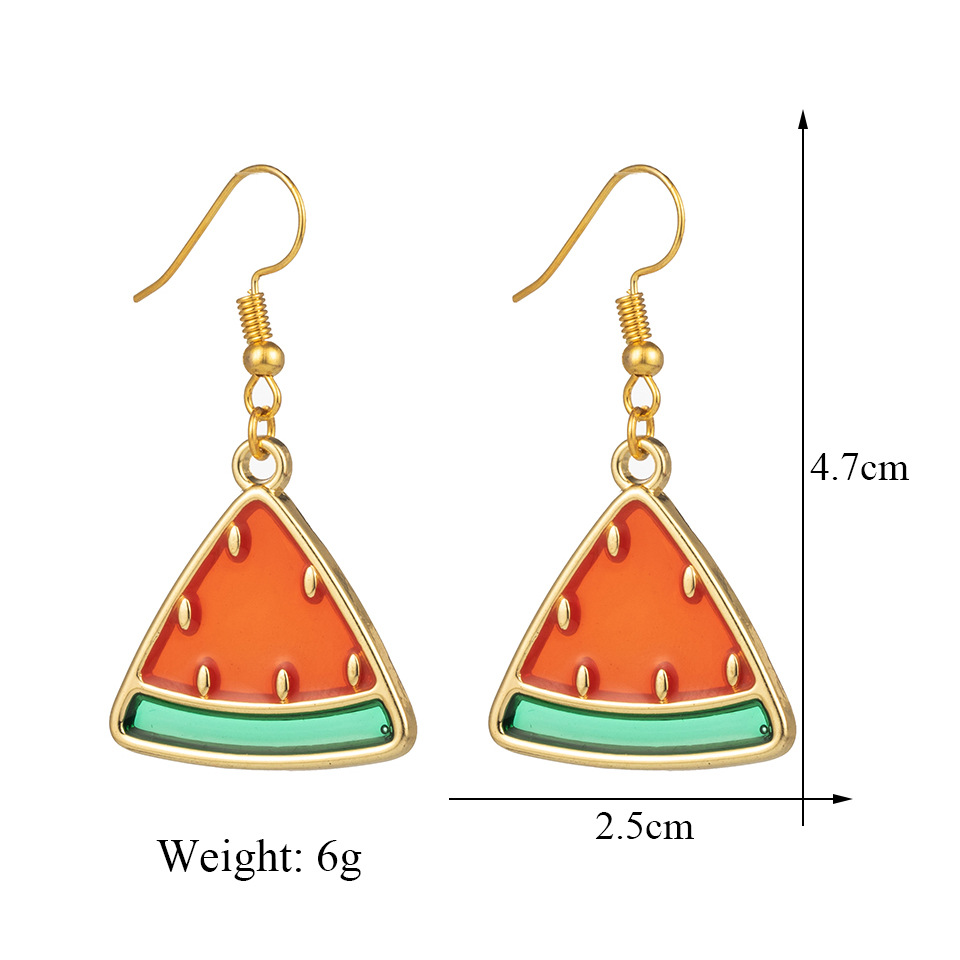 Korean Style Creative Fruit Earrings Wholesale display picture 2