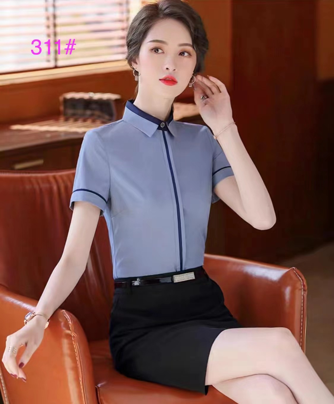 311 회색 반소매