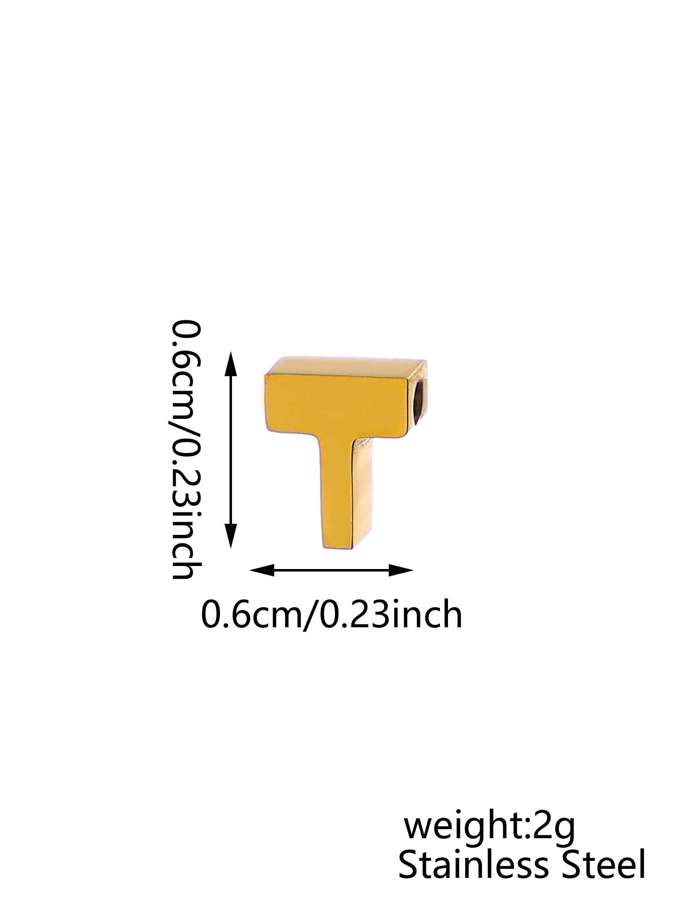 3g Weight Pendant, Chain Jewelry Making Type 45cm, 6*6mm Jewelry Making Size Zircon Inlay Material DIY Jewelry Accessories Classification 1 Piece Quantity 304 Stainless Steel Material Round, Letter Pattern Plating Design Basic, Simple Style, Classic Style Style 1 Piece 45cm 6*6mm 304 Stainless Steel Zircon Round Letter DIY Jewelry Accessories Pendant Chain 17