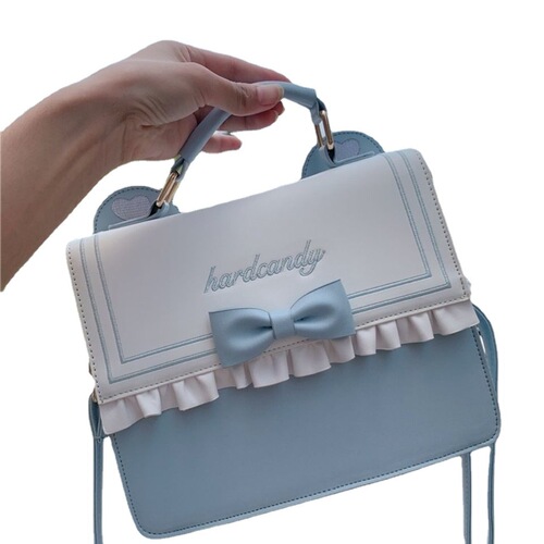 Korean version large-capacity niche cross-body jk uniform bag for women 2024 new trendy student portable single and double shoulder ins