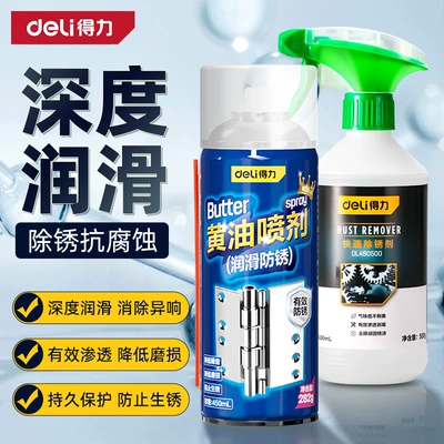 Door and Window Hinges, Noise — Sheet Metal Spray Repair - 11-bottle-quick-rust-remover-butter-spray-1