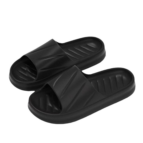 2024 new style women's slippers with poop feeling, summer slippers for men, soft bottom, indoor bathroom bathing, non-slip eva couple