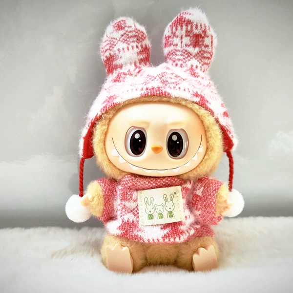 Rabbit, fuchsia set, 2 pieces