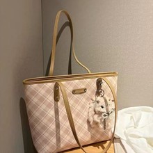 南枫百搭潮流风琴往事托特包包女大容量简约气质通勤手提包单肩包