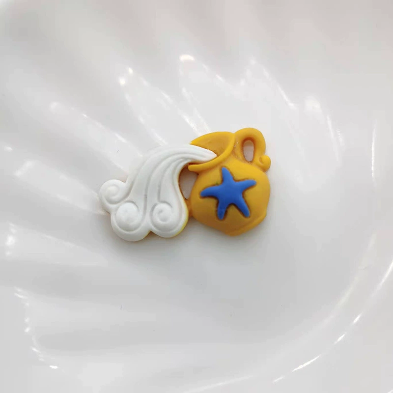 marine cartoon slippers with accessories, phone case, footwear buckle, slime, style, DIY