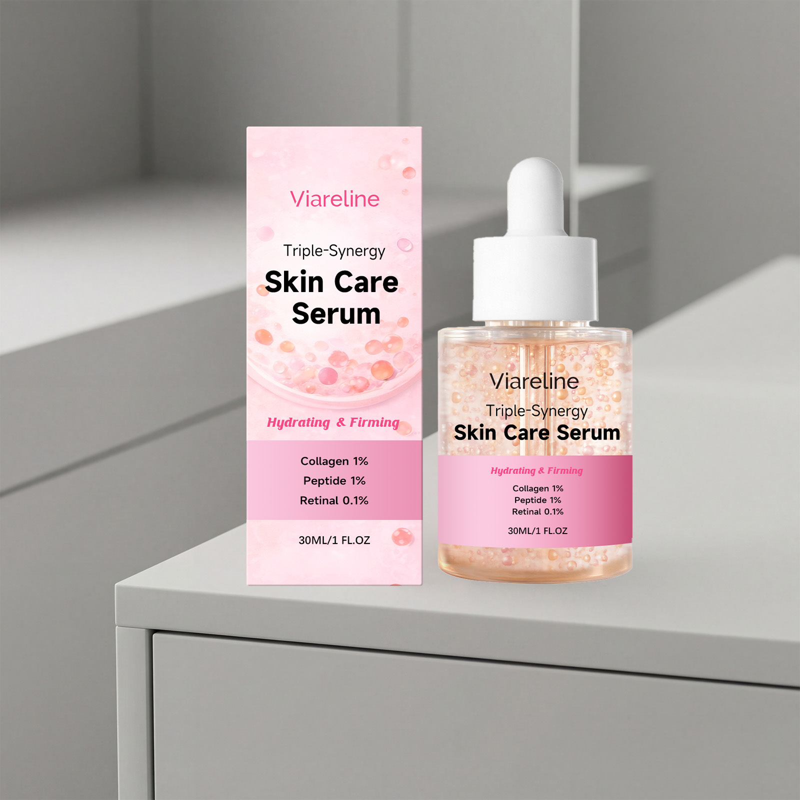 VIARELINE 保湿精华液滋润补水焕发肌肤水润活力使肌肤呈水润状态