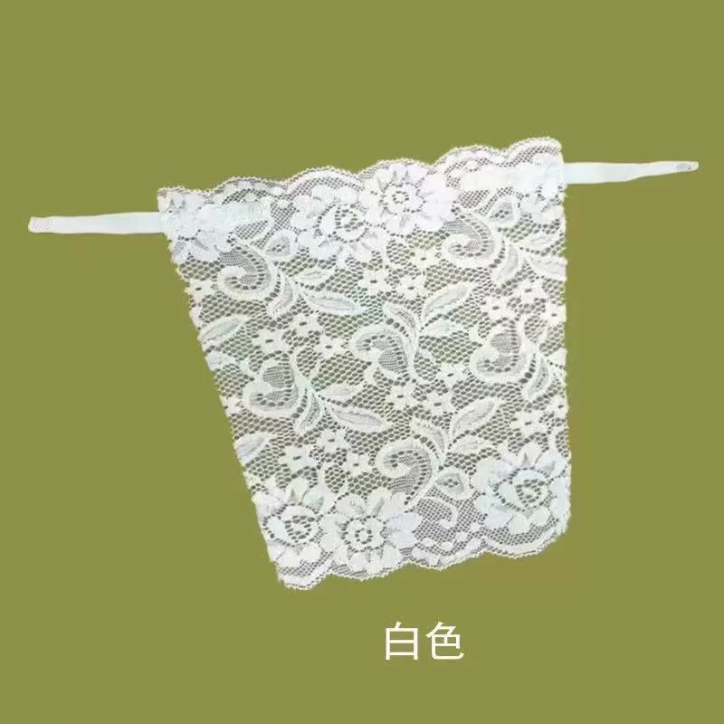 Кружевное защитное нижнее белье, изысканные короткие сексуальные невидимые бретели, бюстгальтер