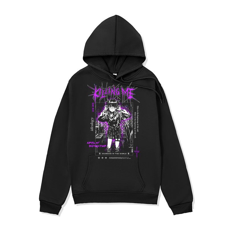 2022 New Cartoon Sweater Nihilistic Chaos Series Hoodie plus size tops Spring and Autumn Fleece Jacket 2022 New Cartoon Sweater Nihilistic Chaos Series Hoodie plus size tops Spring and Autumn Fleece Jacket